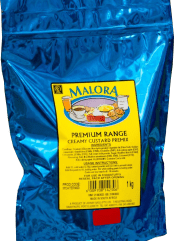 Malora Premium Creamy Custard Premix 1kg doy puch