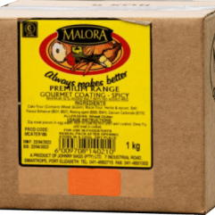 Malora Premium Gourmet Coating Spicy 1kg box