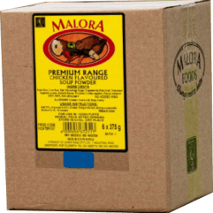 Malora Premium Soup Powder 6 x 375gr box Chicken Flavour