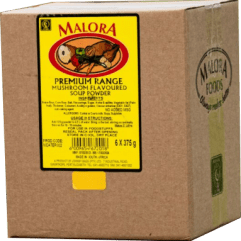 Malora Premium Soup Powder 6 x 375gr box Mushroom Flavour