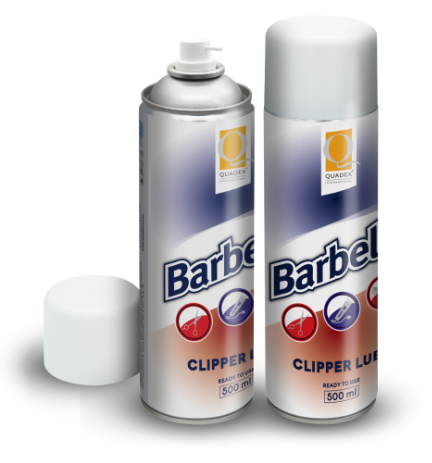 Quadex Commercial, Barbello Clipper Lube, 500ml can