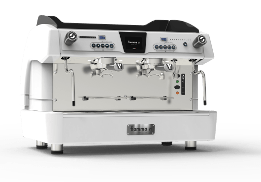 Fiamma Compass 2gr Multi Boiler Coffee Espresso Machine with White Panels