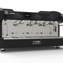 Fiamma Compass 3gr Multi Boiler Coffee Espresso Machine with Black Panels